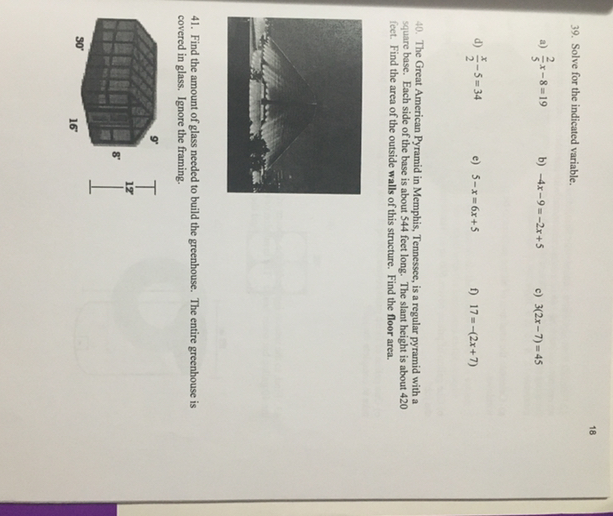 Geometry problems 42. Buford is an apprentice
