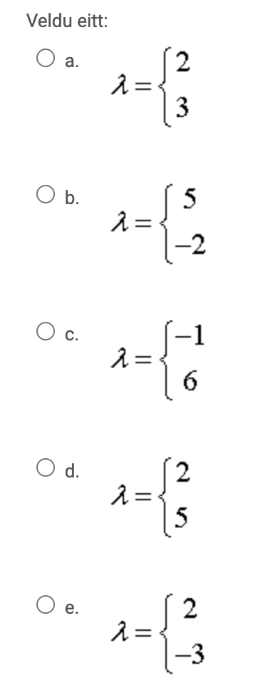 1.differentiate the fall f (x) = 1- 2x\f= 2Veldu