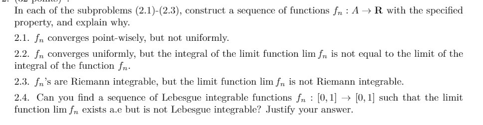 In each of the subproblems (2.1)-(2.3), construct
