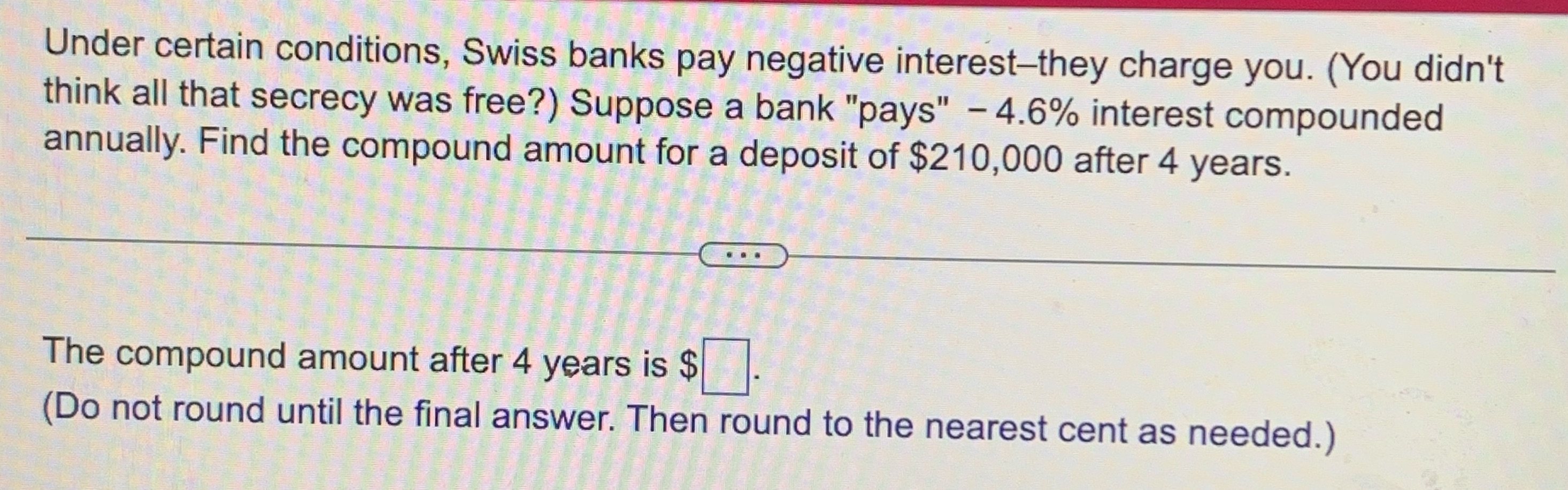 Under certain conditions, Swiss banks pay