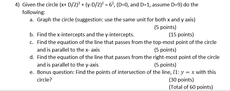 D=9 Please make it easy to follow need the answer