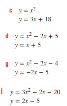 Solve these simultaneous equations using