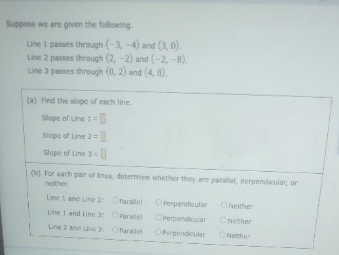 what's the answer to this question Suppose we are