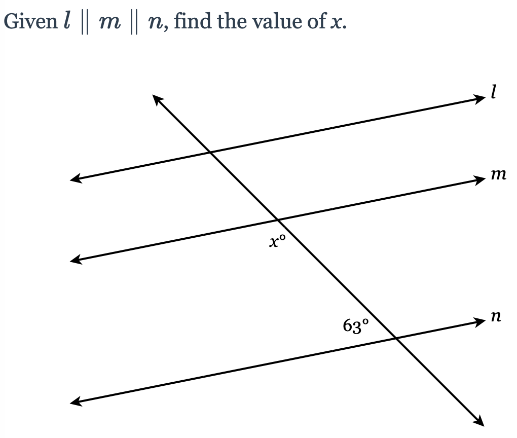 1. Given I | m | n, find the value of x. m 630