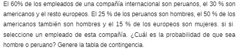 El 60% de los empleados de una compania