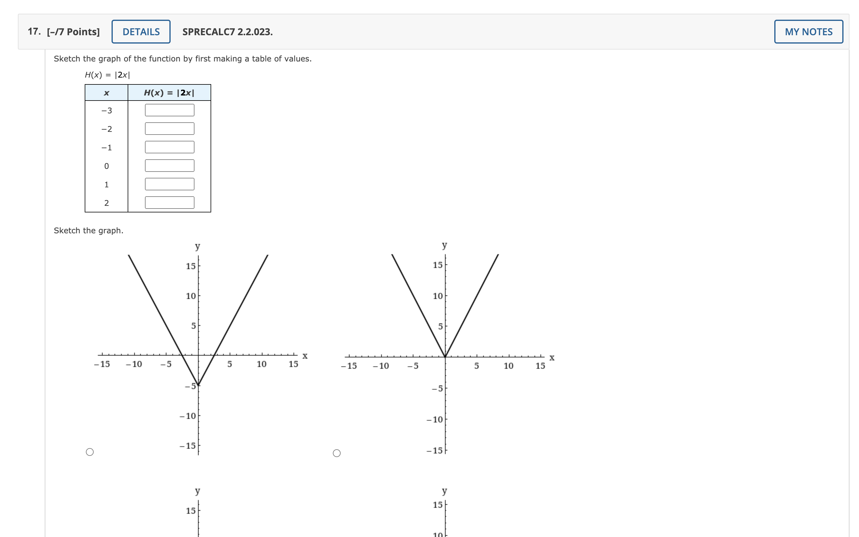 questions 17 and 18 17. [-/7 Points] DETAILS