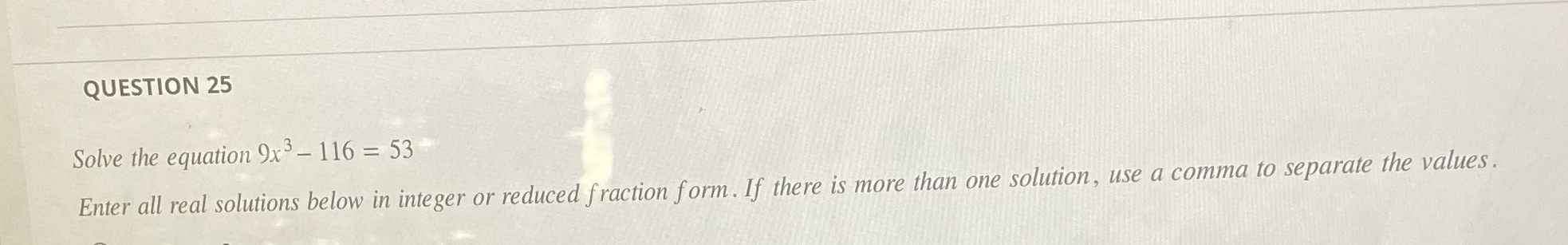 Plsssss help me and explanation QUESTION 25 Solve