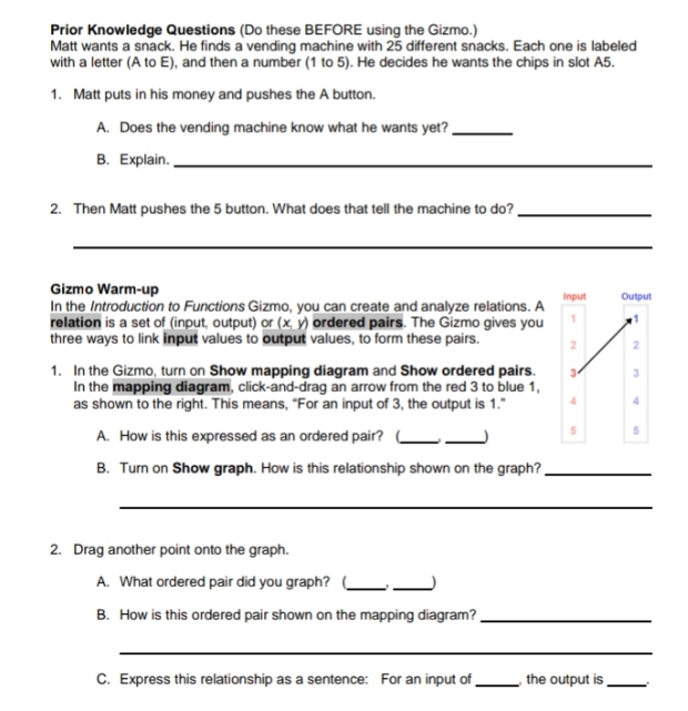 solve this question Prior Knowledge Questions (Do