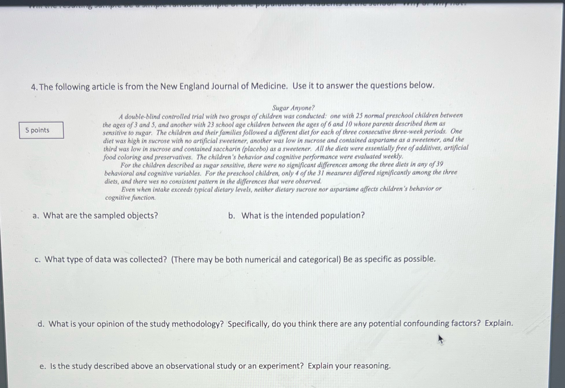 4. The following article is from the New England