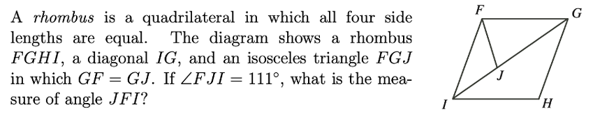 I'm supposed to use properties of isosceles