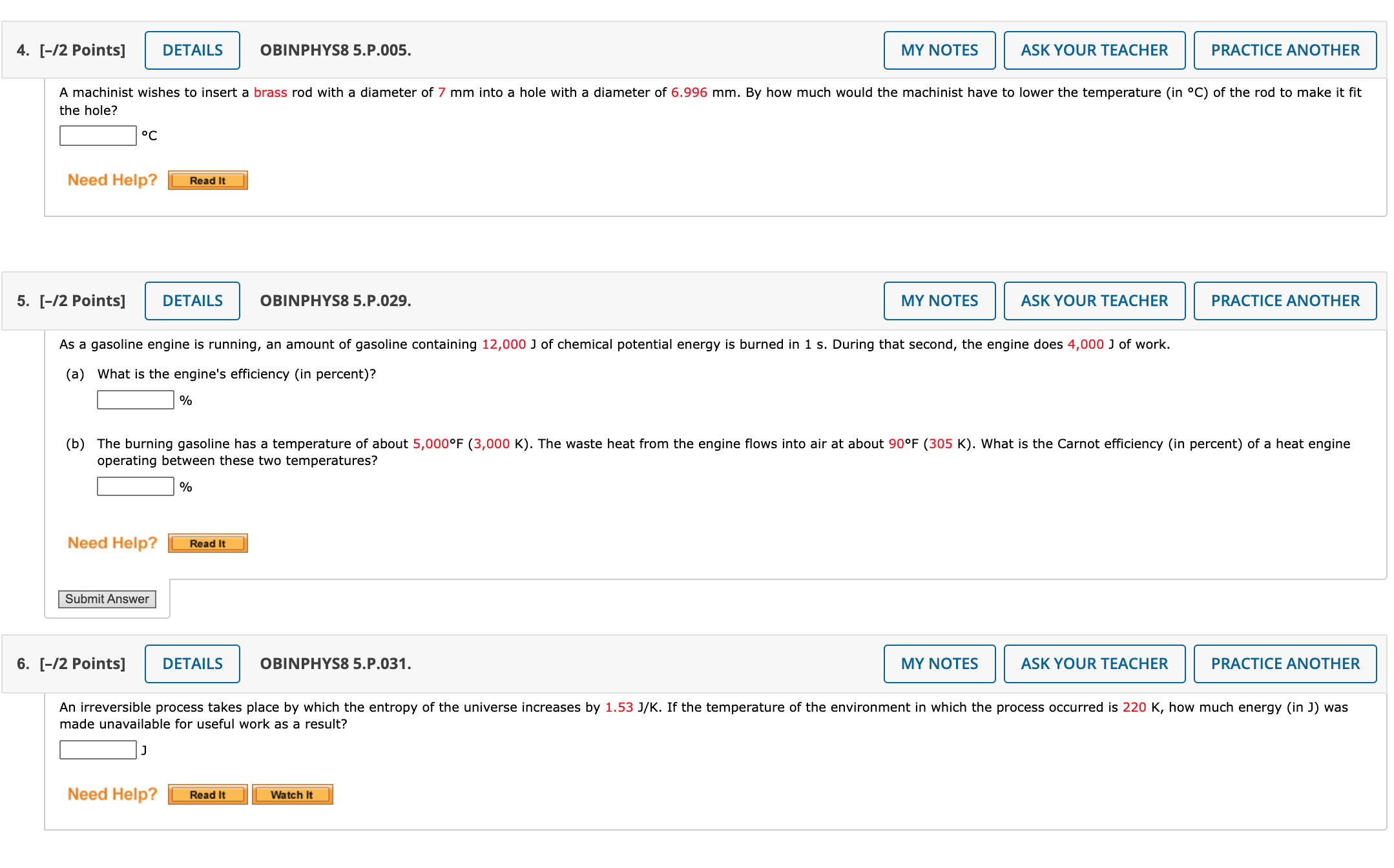 4. [/2 Points] OBINPHYSB 5.P.005. MY NOTES I I