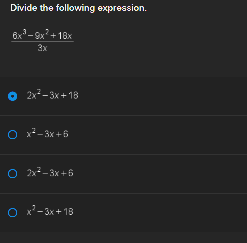 \f\f\fQuestion 6 Consider the quadratic function