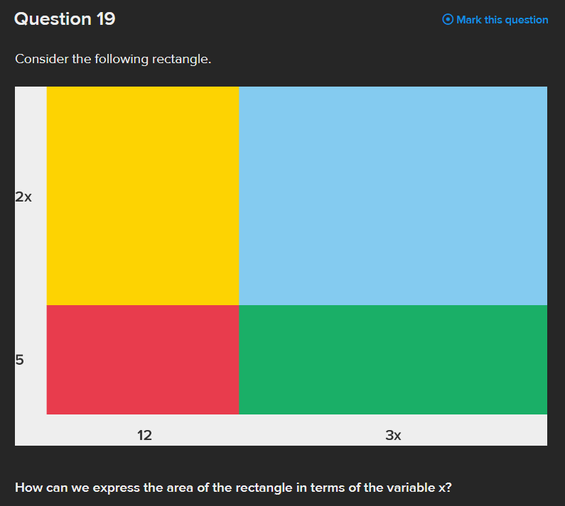 \f\f\fQuestion 6 Consider the quadratic function