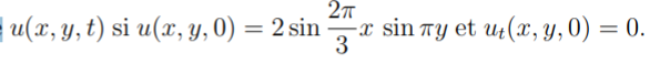 We consider a rectangular membrane \f\fur, y, t)