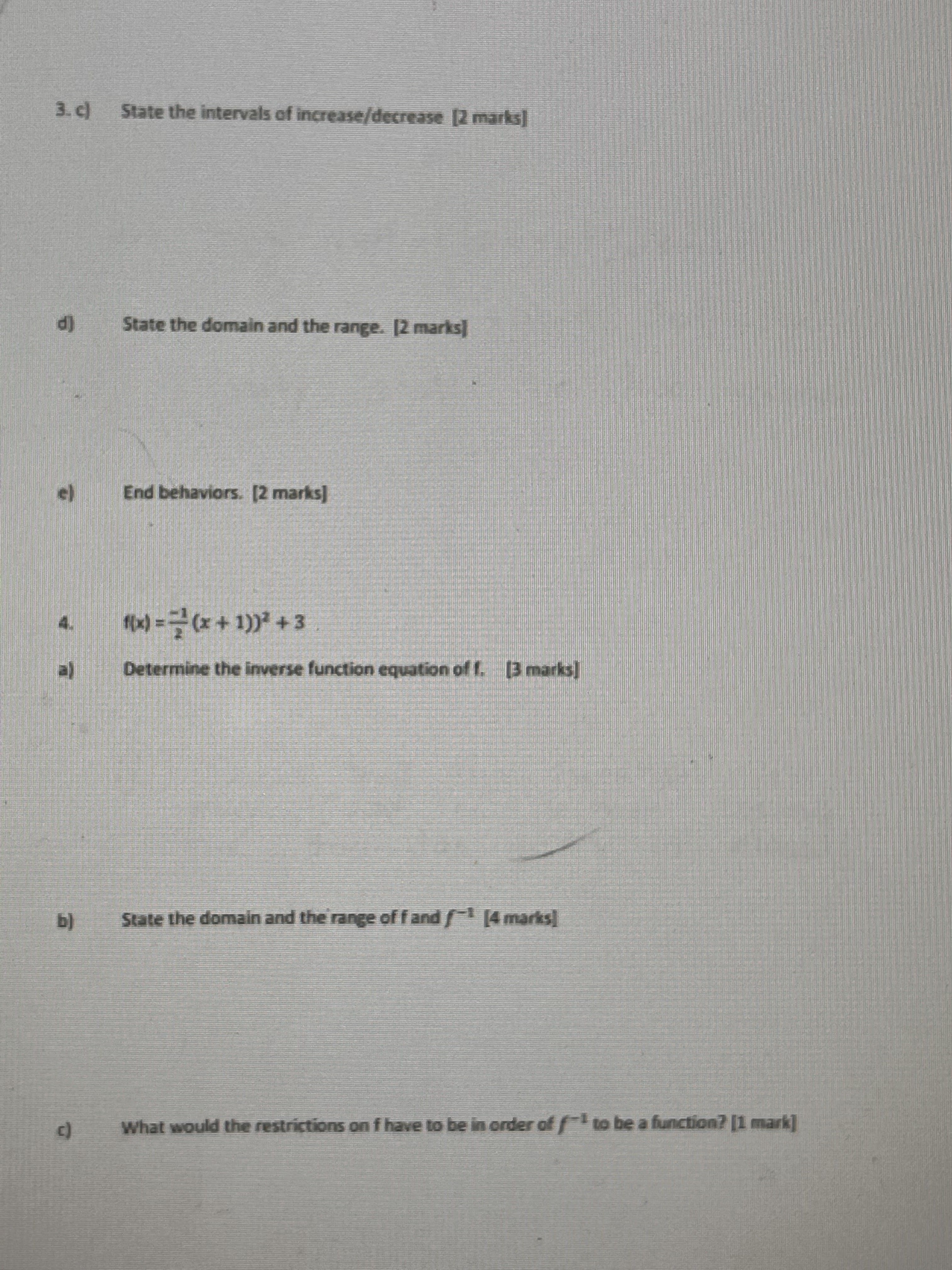 1. The point (6,6) is on the graph of y = F(x).