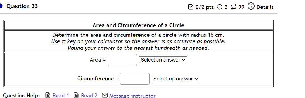 I Question 33 E4 or: pts '0 3 8 99 G)