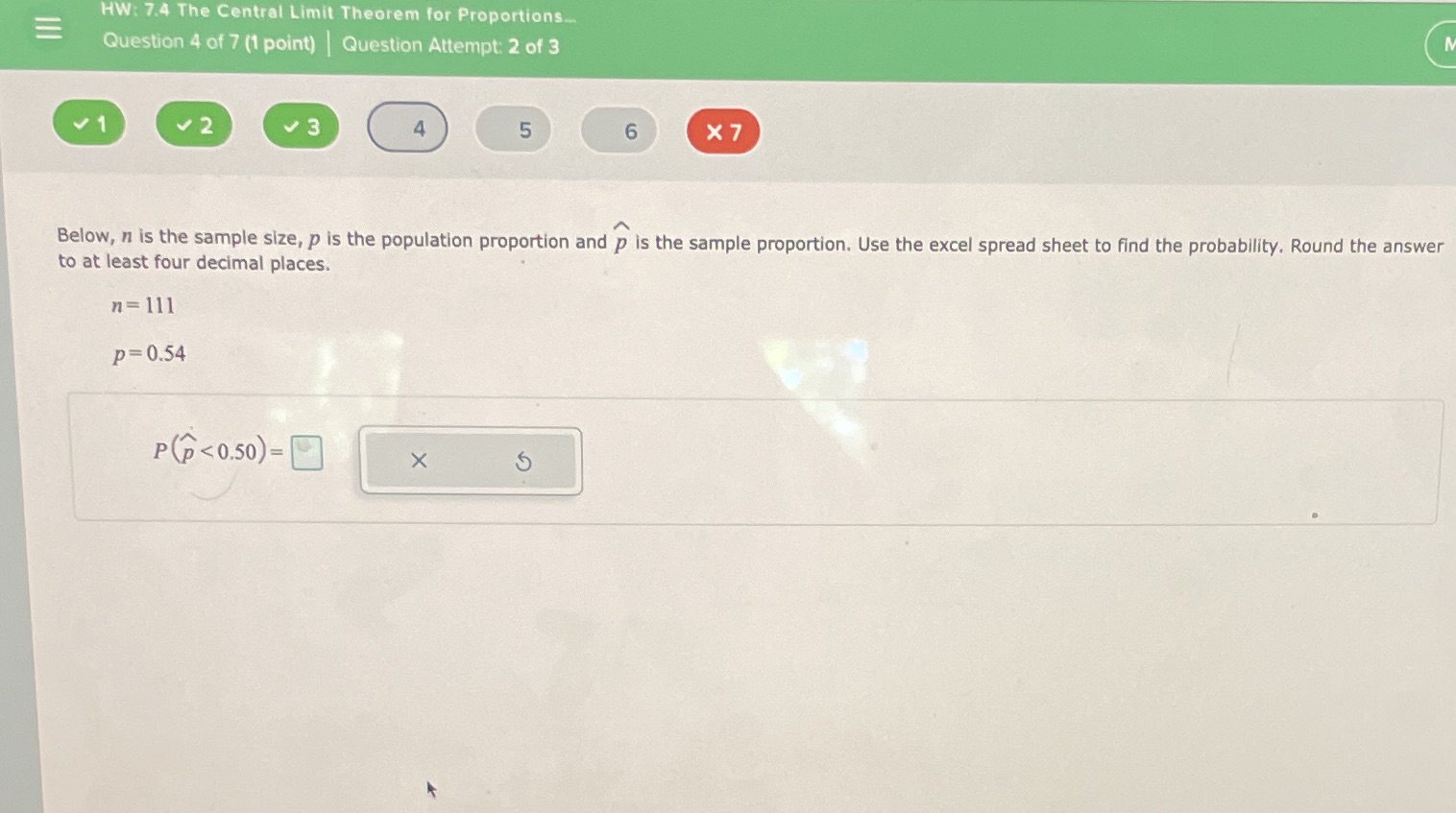 HW: 7.4 The Central Limit Theorem for