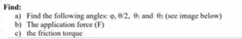 Find: a Find the following angles: o, 0/2, 0, and
