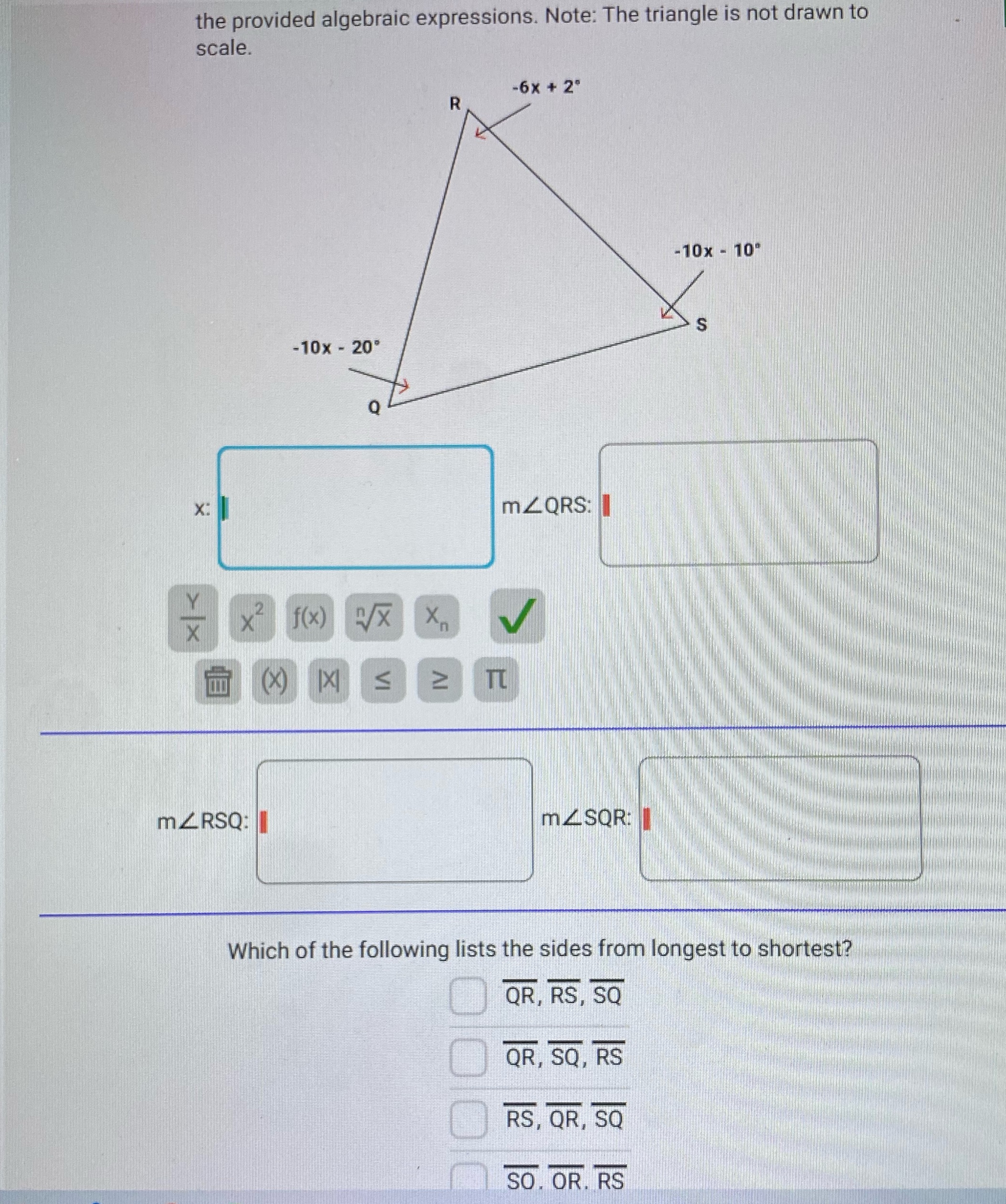 What is the X variable? What is the angle? What