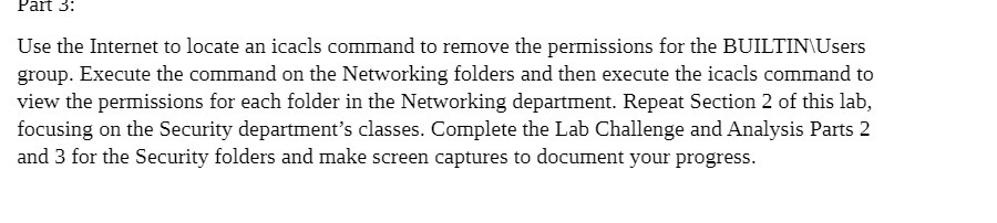 Hart .52 Use the Internet to locate an icacls