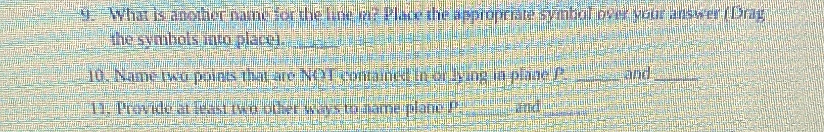 9. What is another name for the live in? Place