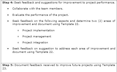 Step 4: Seek feedback and suggestions for