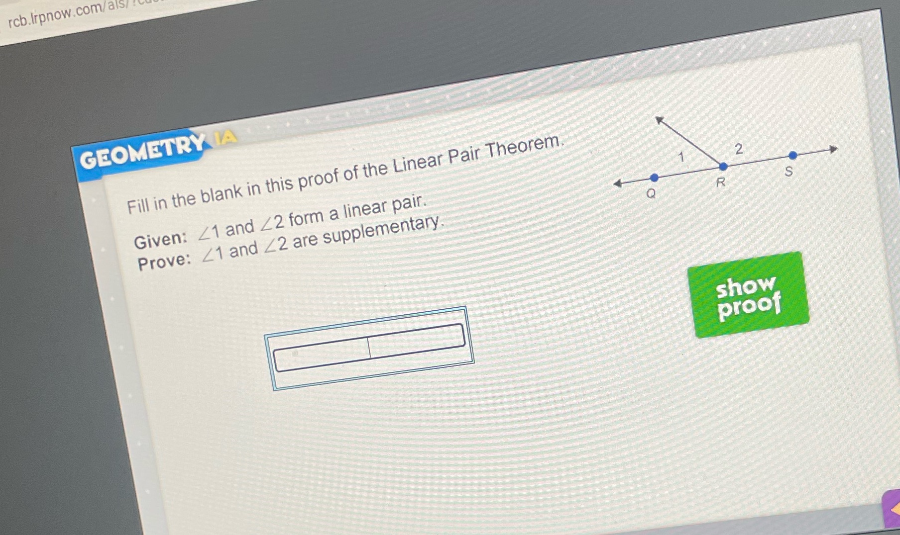 rcb.frpnow.com/als/ GEOMETRY IA Fill in the blank