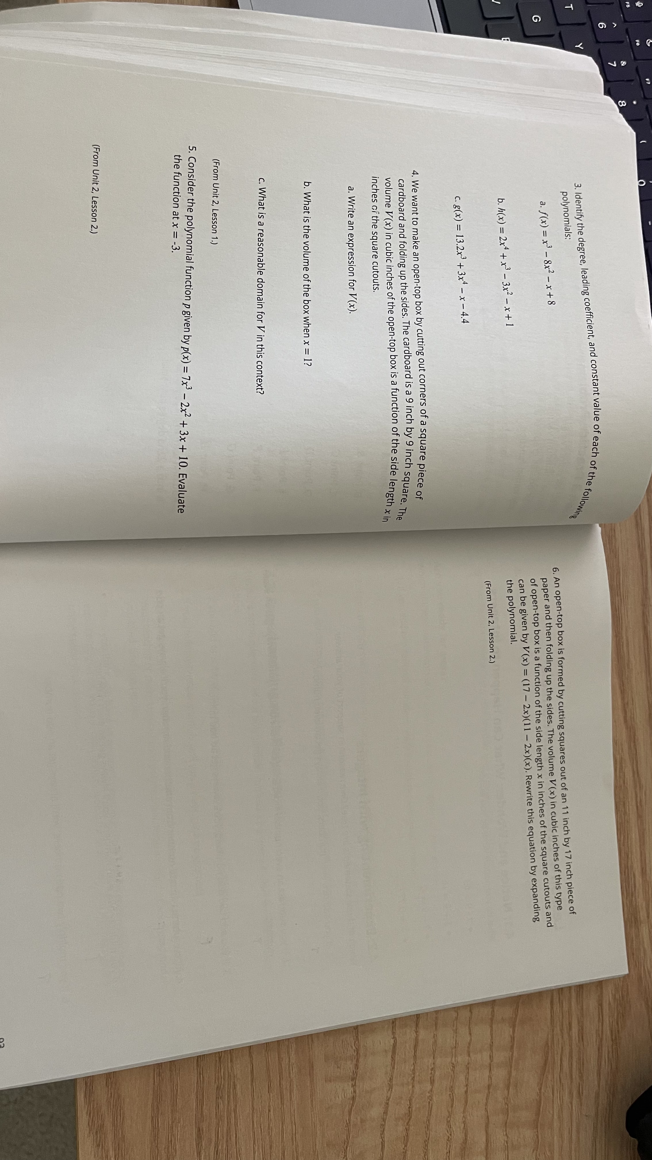 Lesson 2 Practice Problems 1. Select all