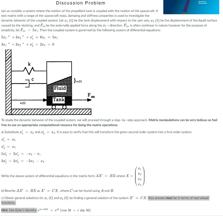 Let us consider a system where the motion of the