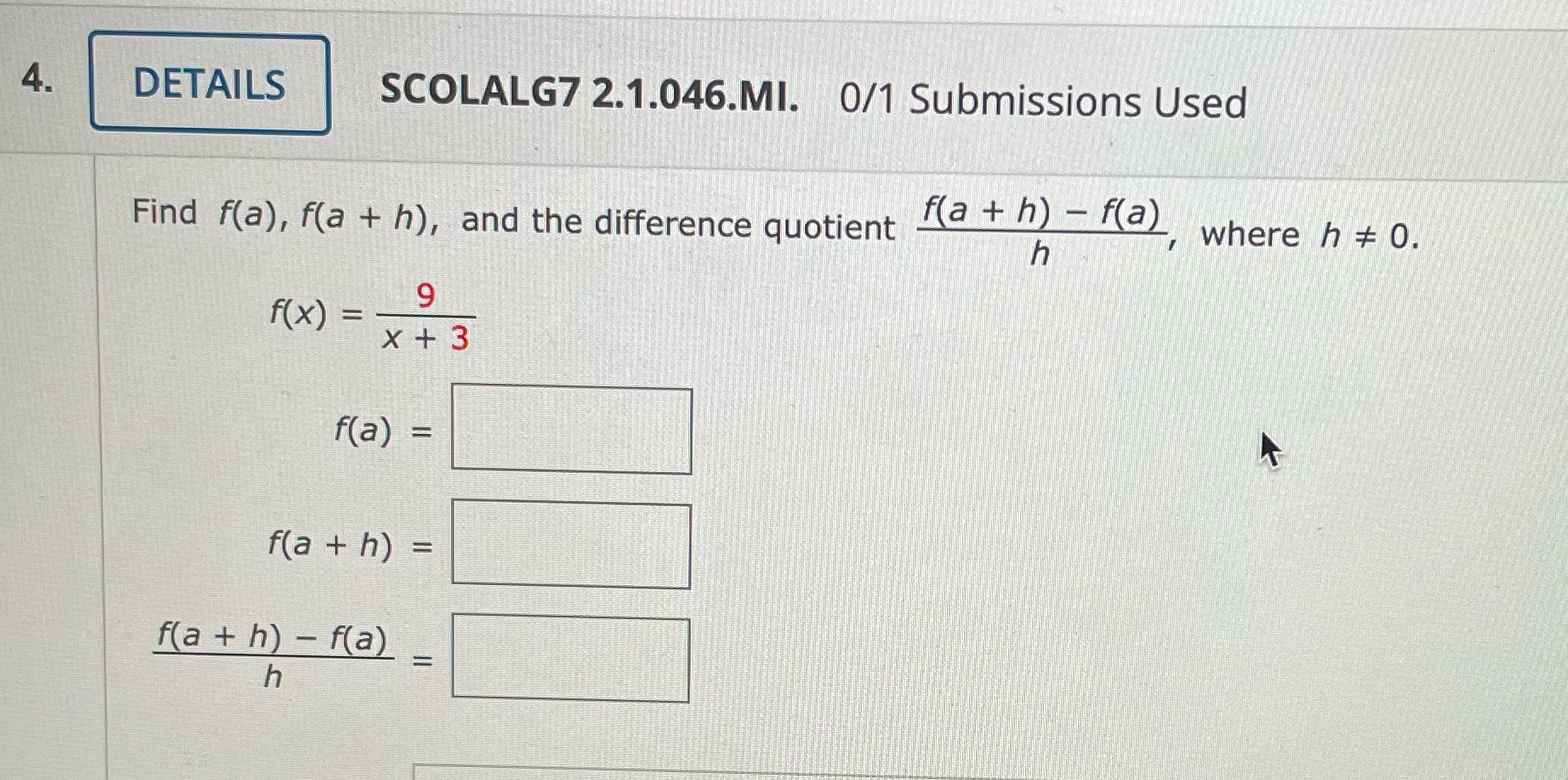 4 DETAILS SCOLALG7 2.1.046.MI. 0/1 Submissions