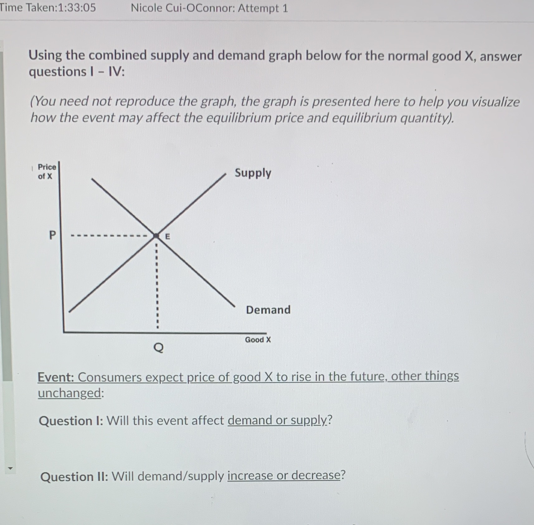 Time Taken:1:33:05 Nicole Cui-OConnor: Attempt 1