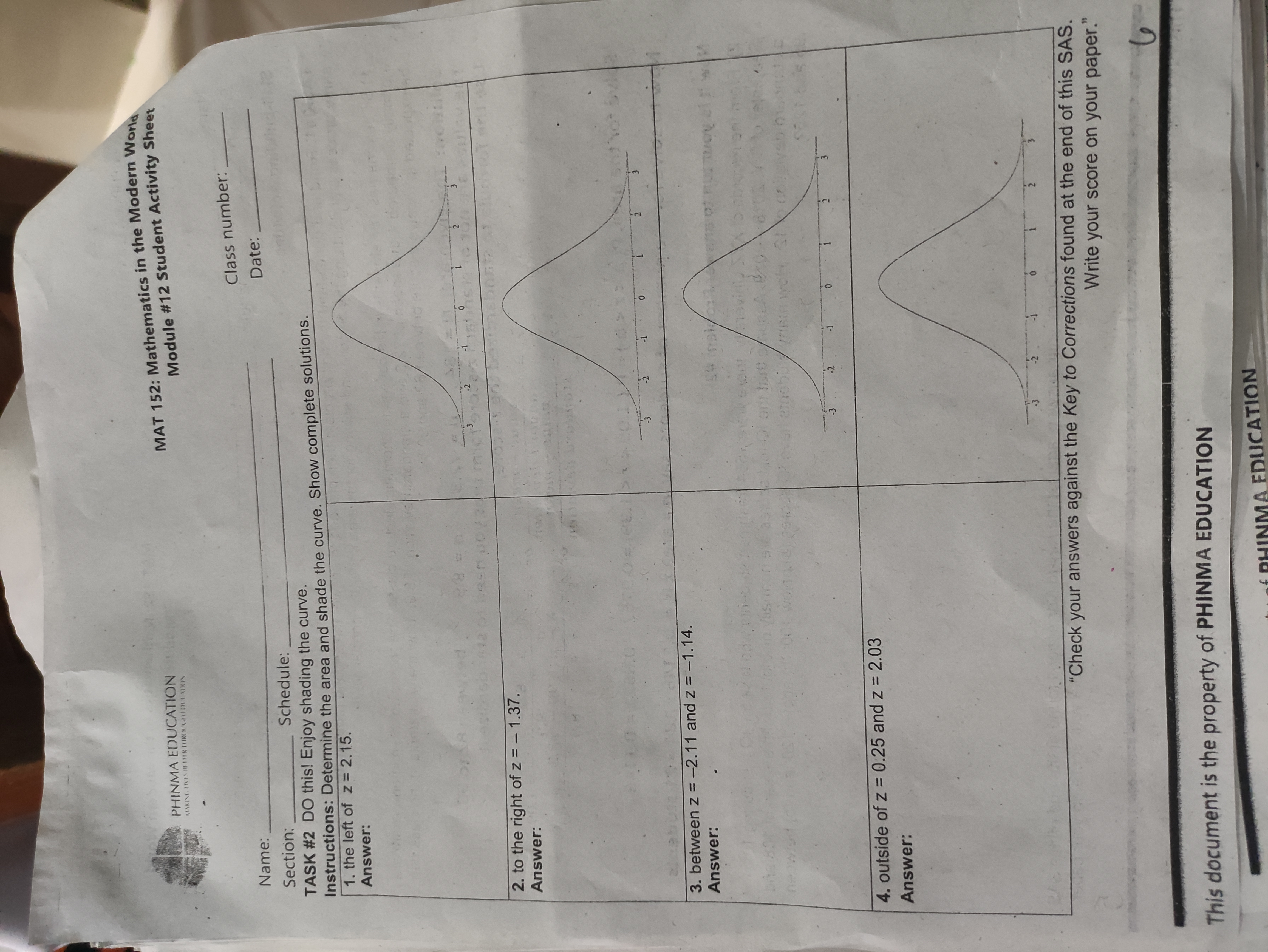MAT 152: Mathematics in the Modern World PHINMA