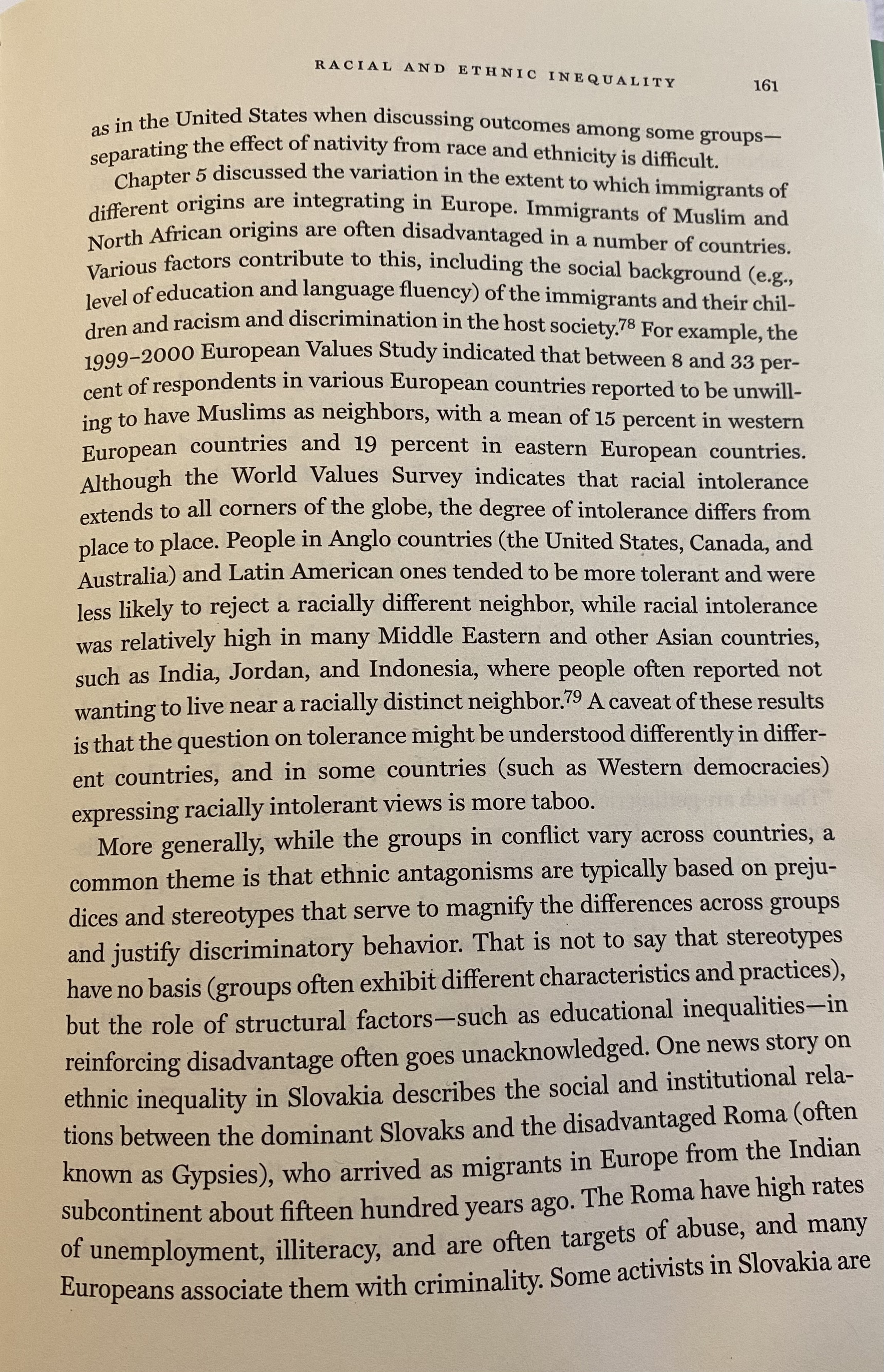 Examining the experience of minorities around the