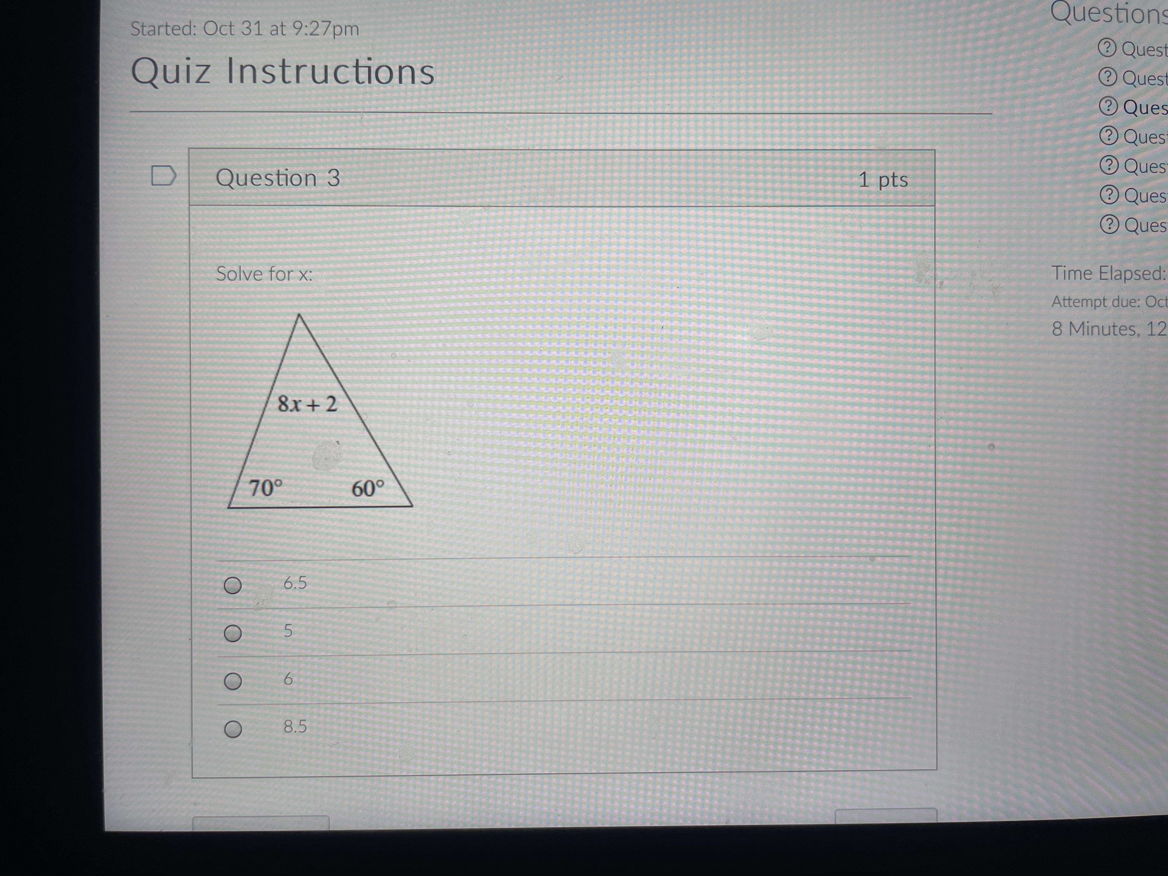 Quiz Instructions Qu ? Qu ? Qu ? Qu D Question 2