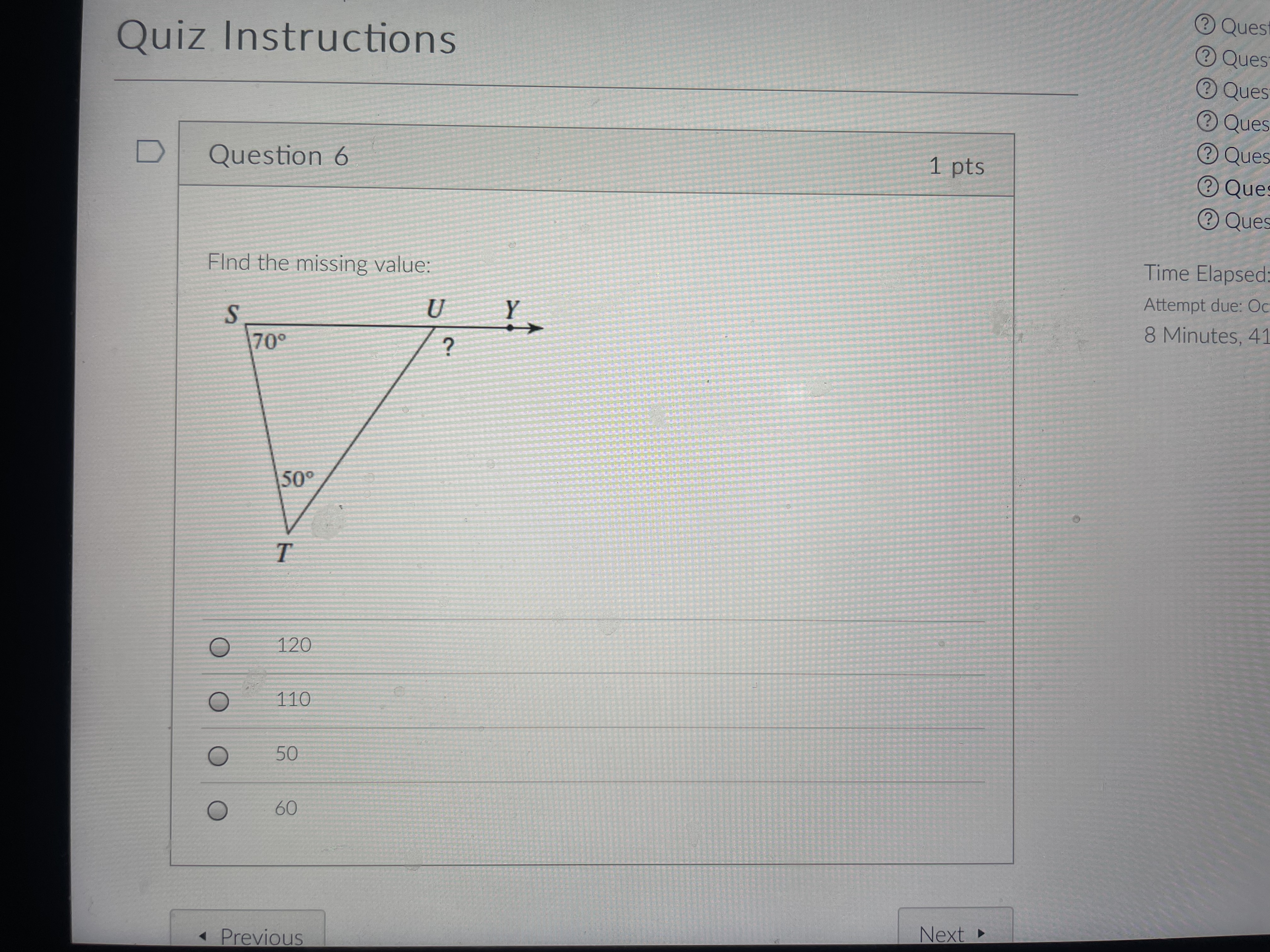 Quiz Instructions Qu ? Qu ? Qu ? Qu D Question 2