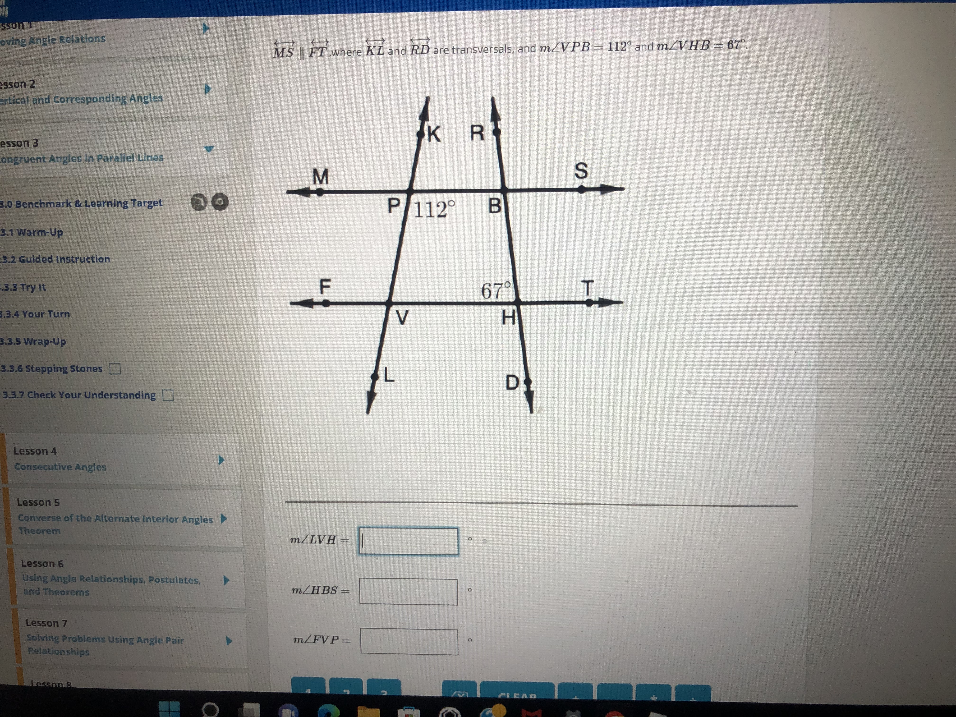 in Parallel Lines 3.3.7 Check Your Understanding