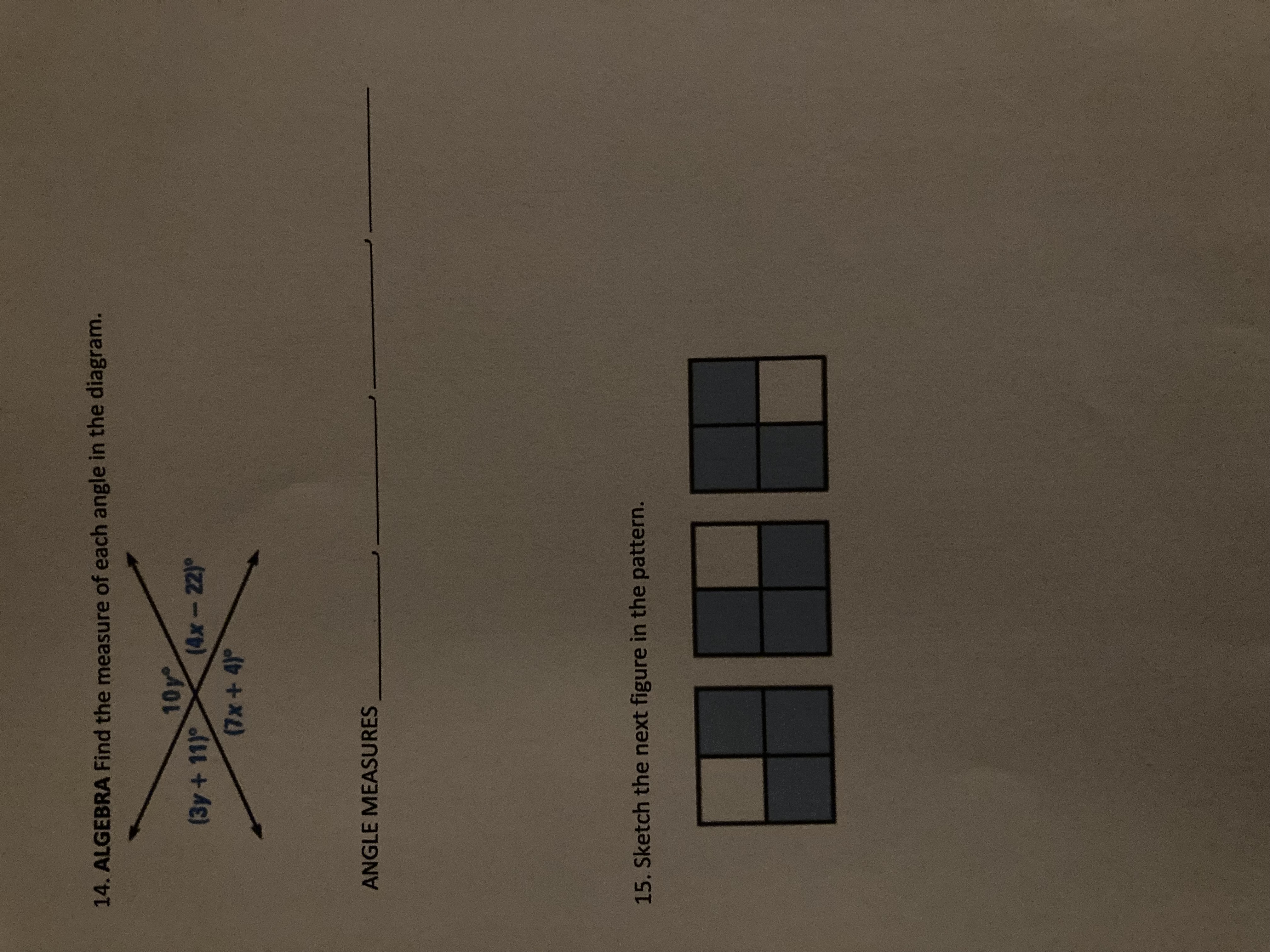 2.7 Problem Set #1-3 IDENTIFYING ANGLES Identify