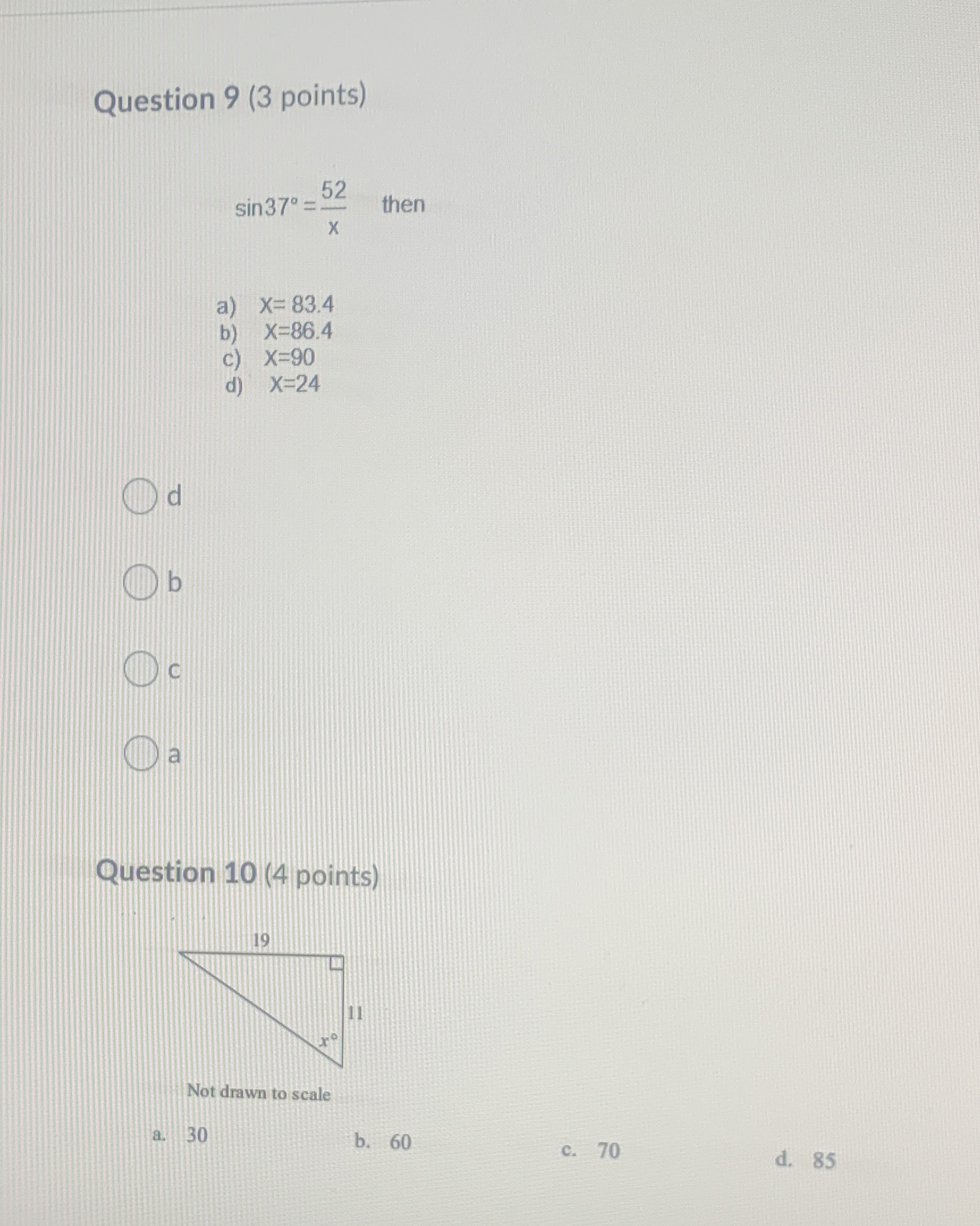 Please answer ASAP thanks Question 9 (3 points)