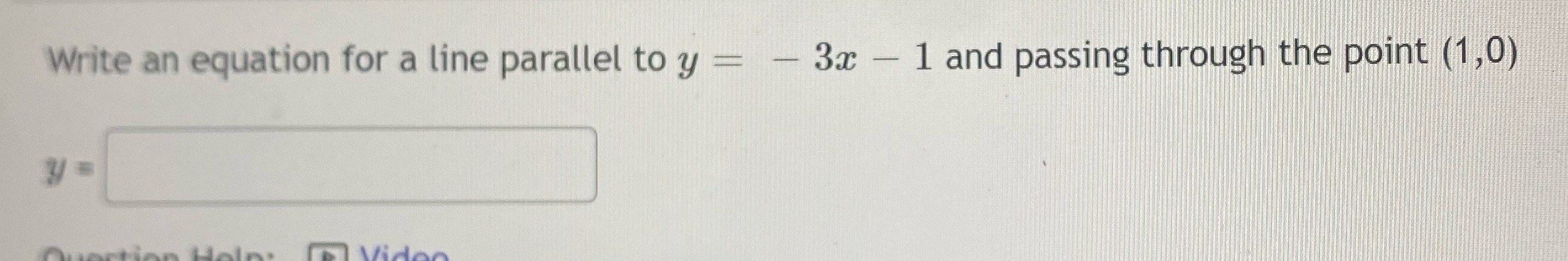 My I get some help with this problem? Write an