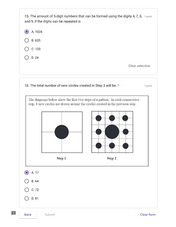 Each question in Part A is worth 2 marks. Read