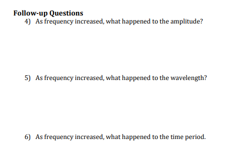 Lab 11: PhET simulation: "Wave on a String"