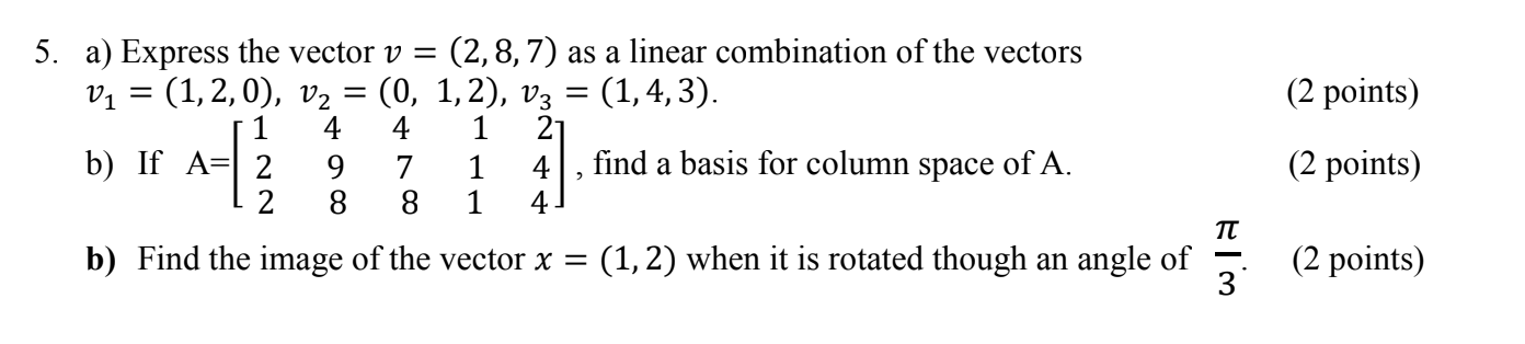 Solve in a clear page with detail Explanation: ?