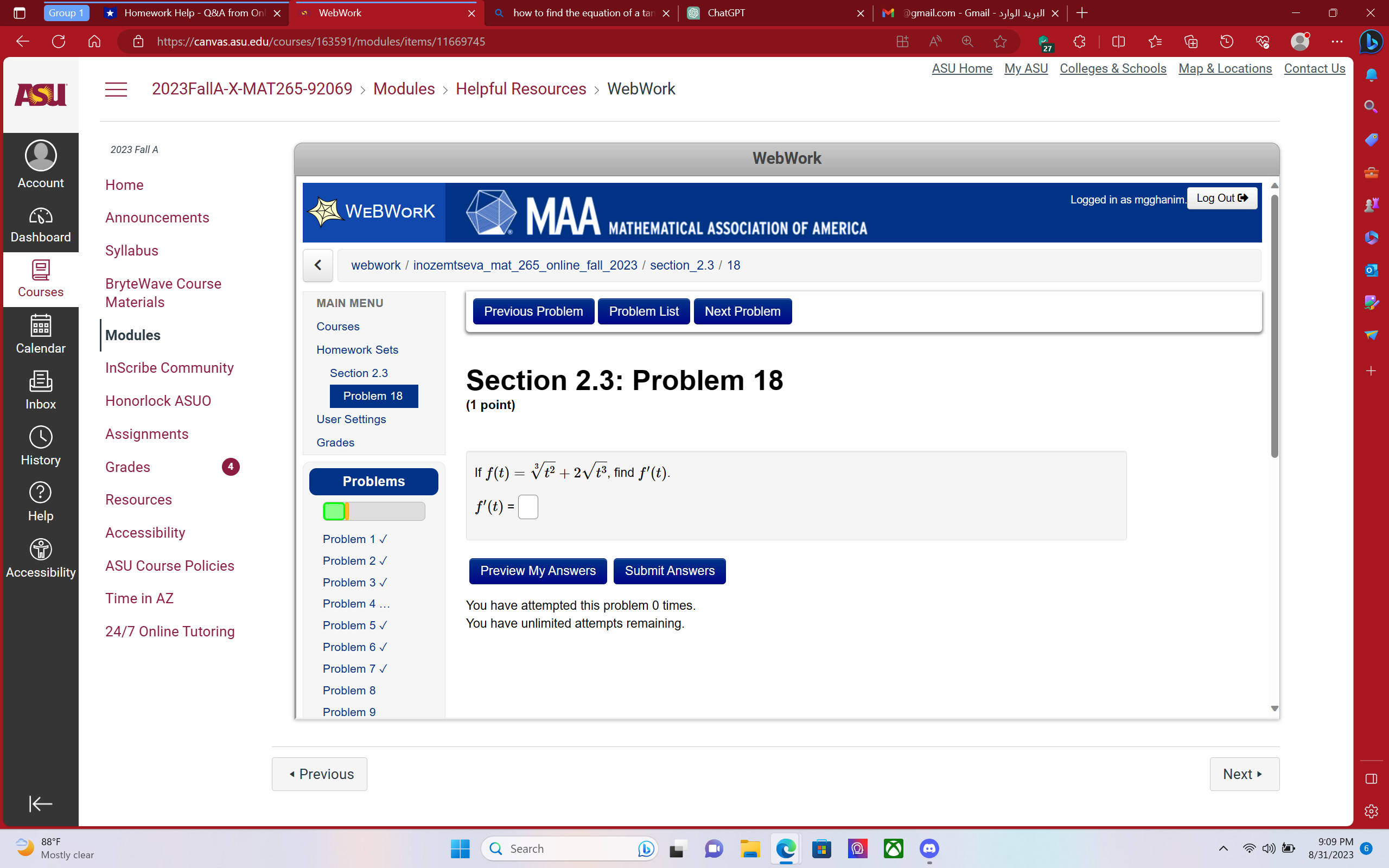 Group 1 Homework Help - Q&A from Onl x WebWork x