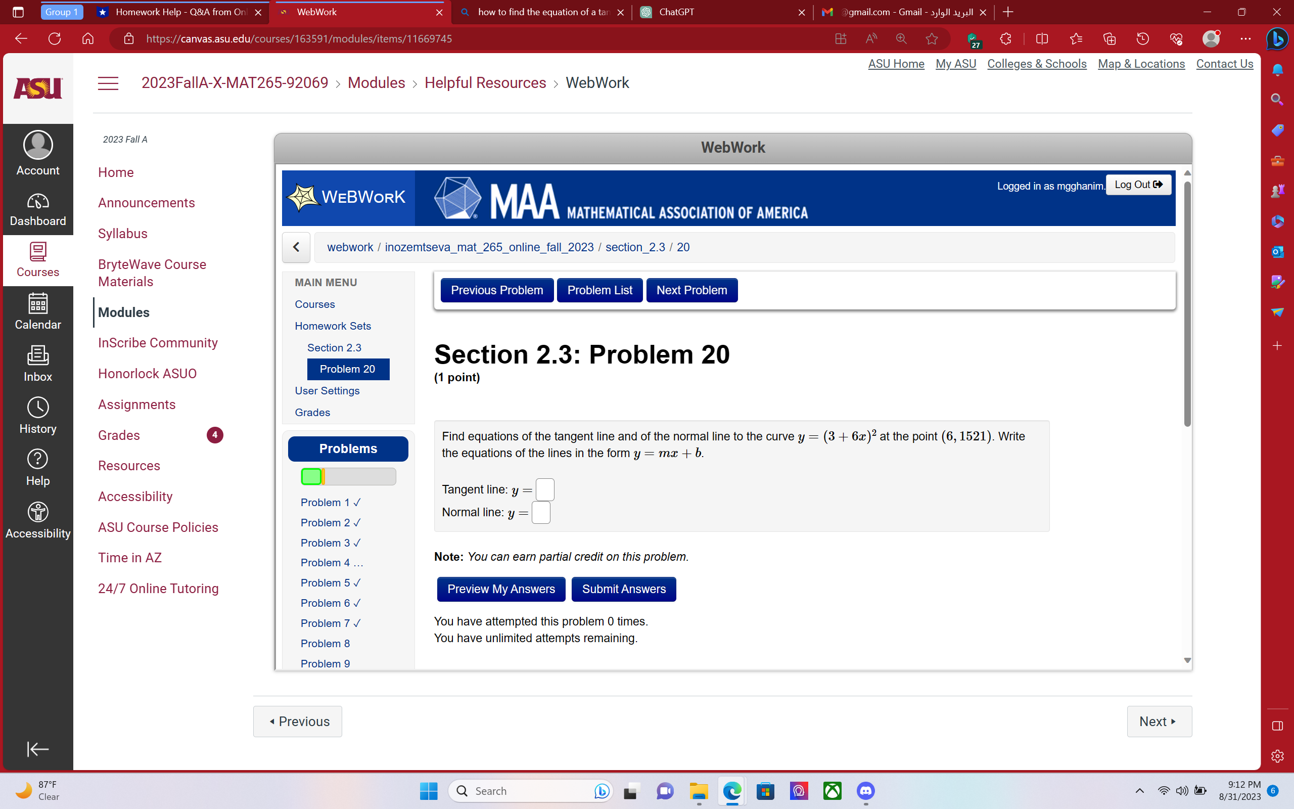 Group 1 Homework Help - Q&A from Onl x WebWork x