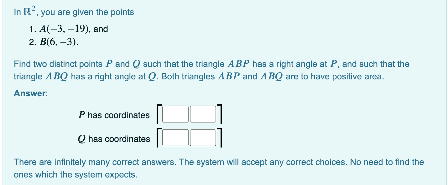 Need the answers asap. In [R2, you are given the