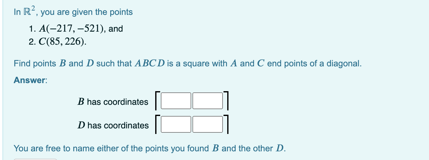 Need the answers asap. In [R2, you are given the