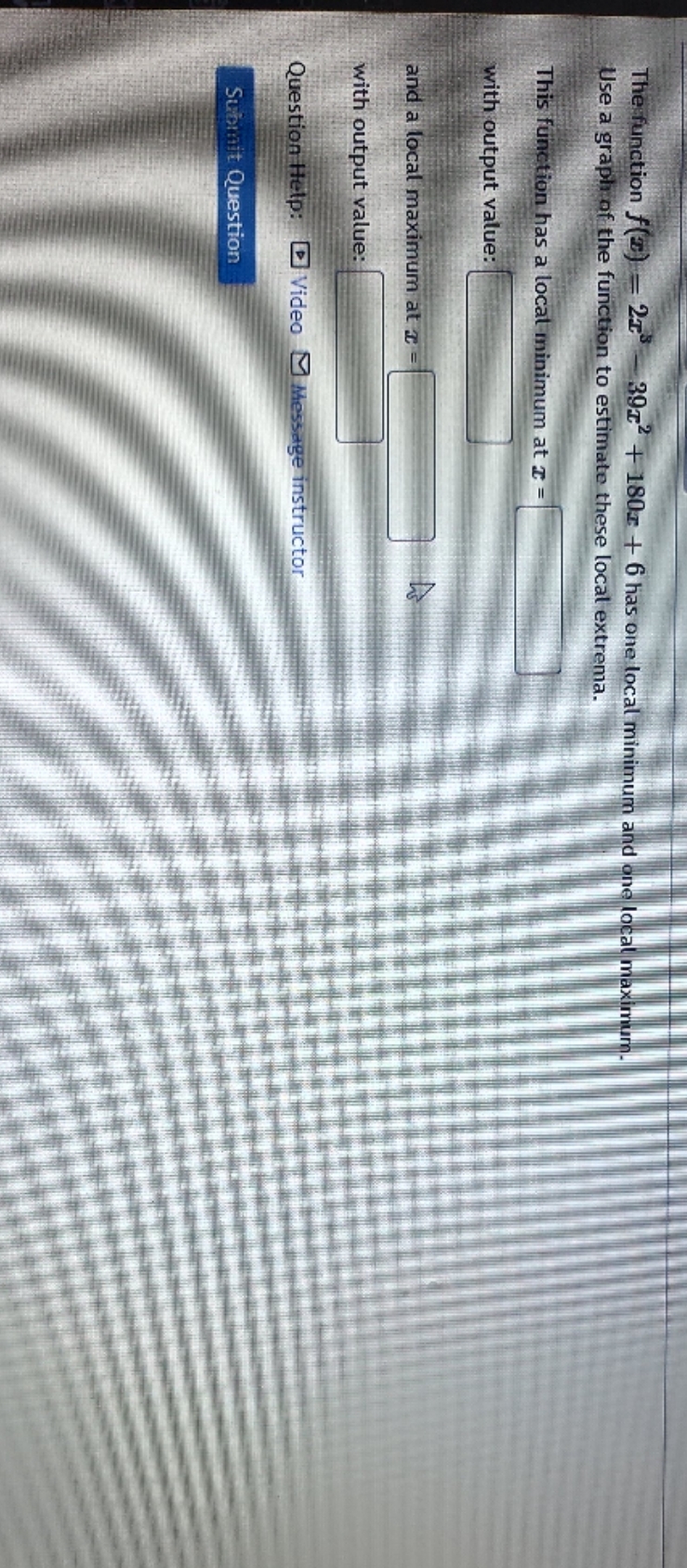 I am struggling to get this graphed and answered