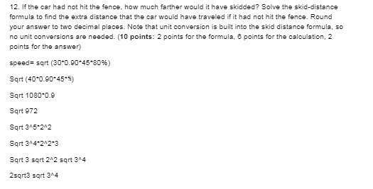Isn't the formula that this student is using for