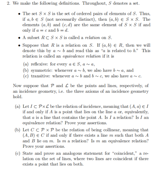 We make the following defifinitions. Throughout,