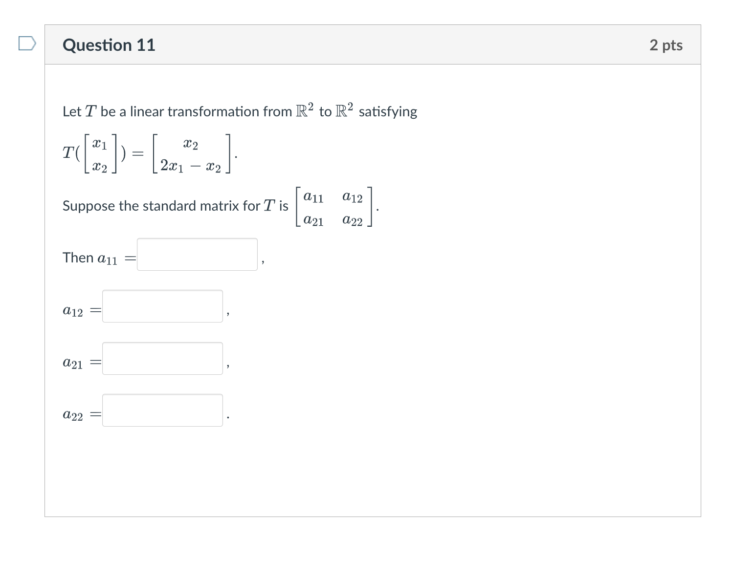 D Question 7 1 pts Suppose {v1, 72, . . . , Un }